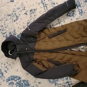 Womens mid length winter jacket